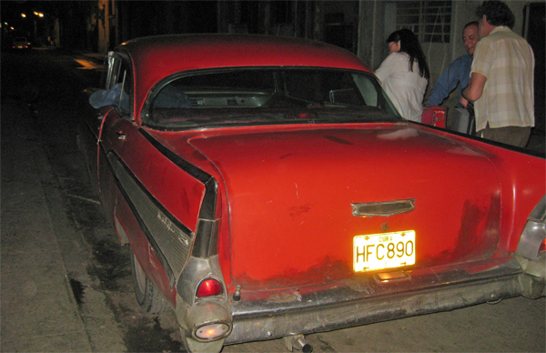 1957 Chevy - Richard and Taylor boarding