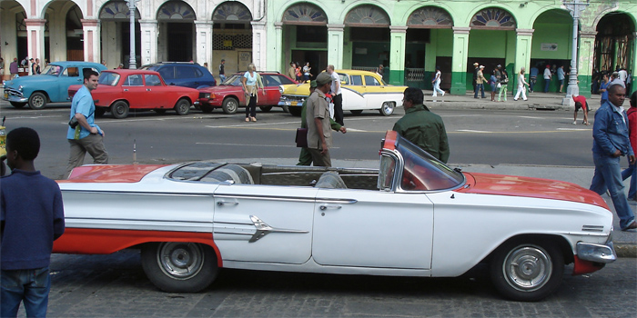 1960 Chevy at the foot of the Capital building