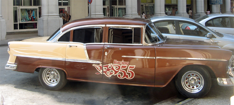 brown 1955 Chevy