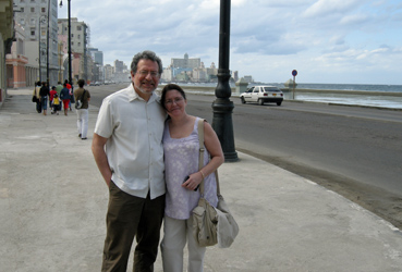 Richard and Taylor at the Malecon