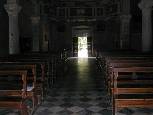 Church from the altar