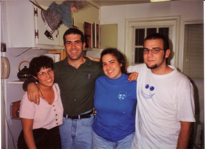 Four Signes kids in 1996