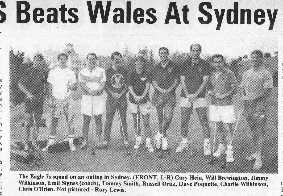 Eagles
          at 1989 Sydney Sevens