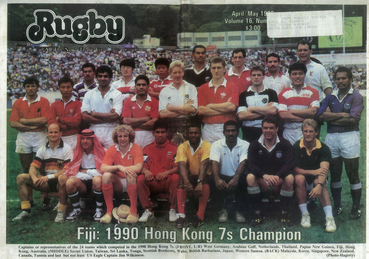 Captains at 1990 Hong
                Kong Sevens
