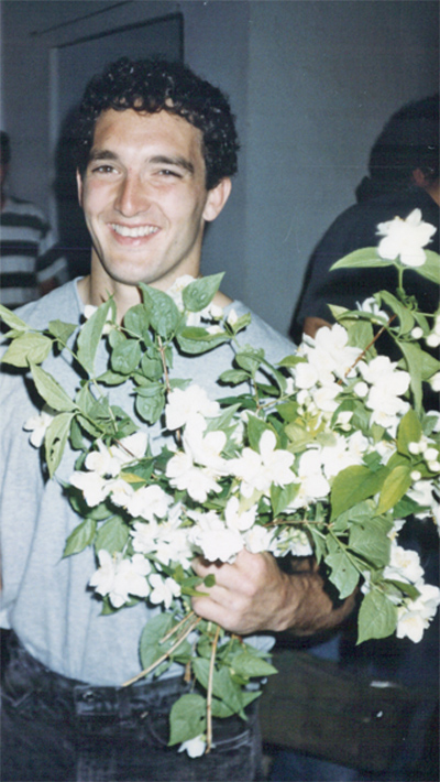 Joey & flowers