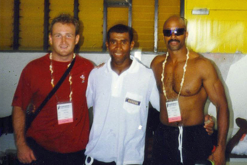 Ray & Vince with Serevi
