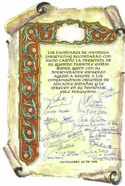 Family Certificate