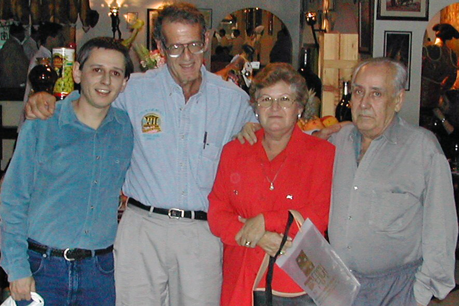 With the Graciani
          family of Brazil