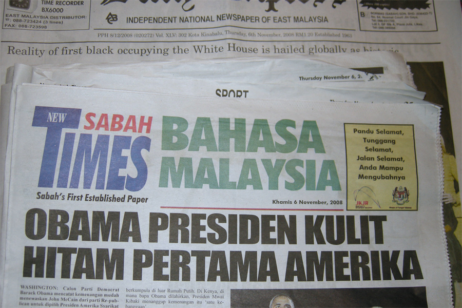 Obama paper Malay
