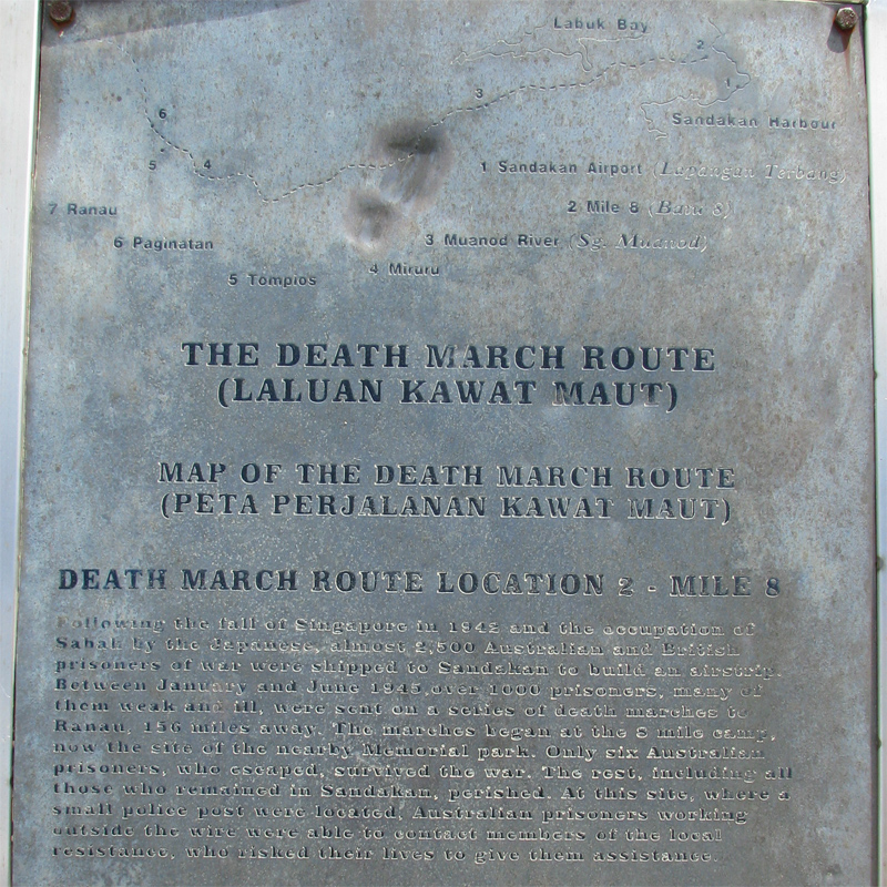 Death march plaque