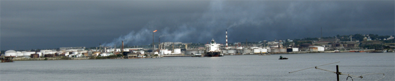 From Santa
          Isabel - industry across the bay