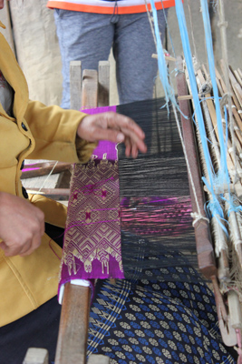 Woman weaving 2