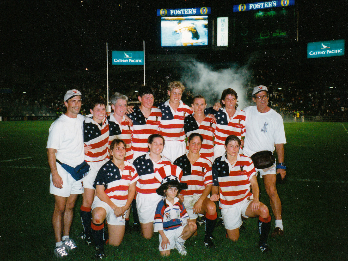 1999 USA 7s team in Hong Kong