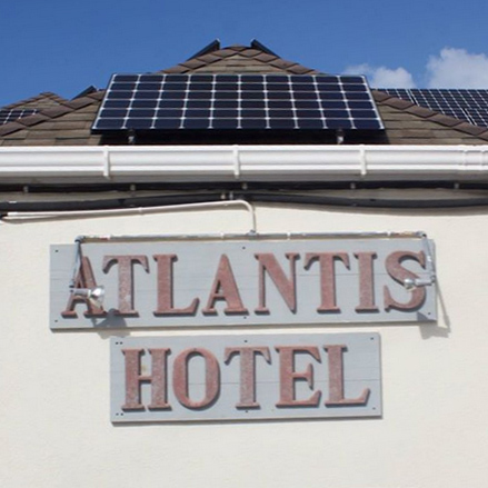 Atlantis Hotel Sign